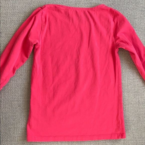 H&M Girl’s Pink Long Sleeve Tee Size 4-6y - Picture 5 of 8